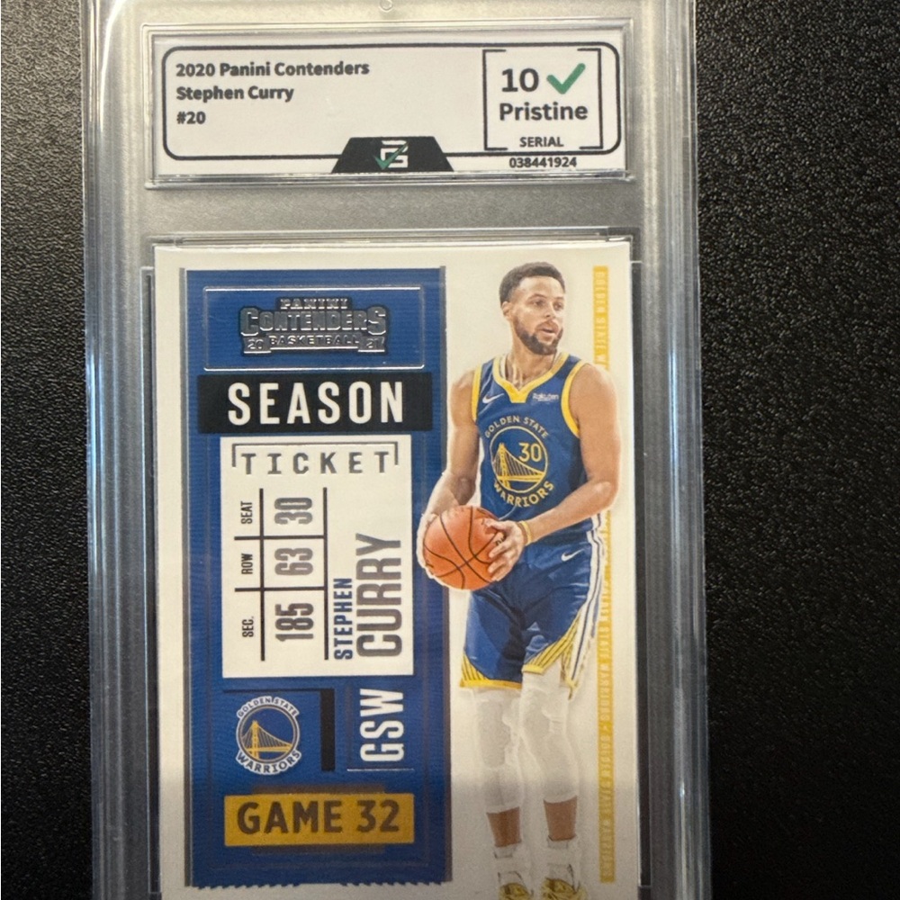 Panini Contenders Blue and Yellow Basketball Card